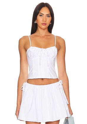 Lovers and Friends x Ella Rose Maci Top in White. Size M, S, XS.