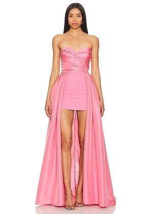 Lovers and Friends Ilya Gown in Pink. Size XS.