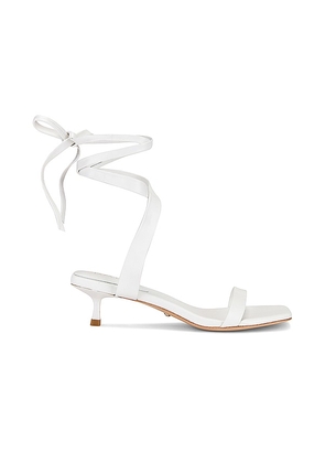 RAYE Ore Heel in White. Size 6.5, 7.