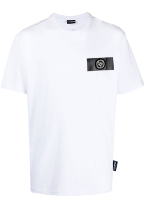 Plein Sport logo-patch short-sleeved T-shirt - White