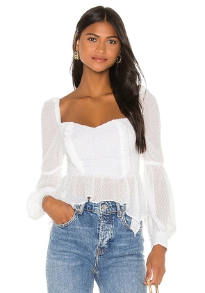 Song of Style Clara Top in White. Size XS.