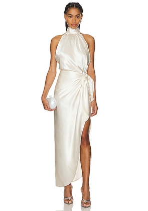 NONchalant Label Aulie Dress in Cream. Size L, M, XL, XS.