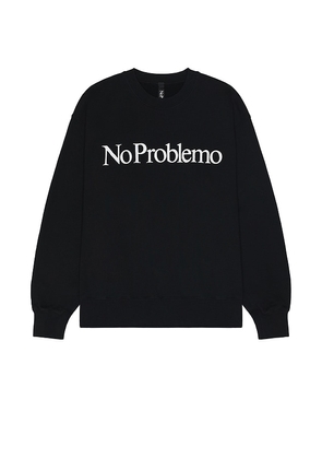 No Problemo Sweatshirt in Black. Size M, XL/1X.