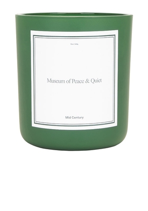 Museum of Peace and Quiet Mid Century Candle in Green.