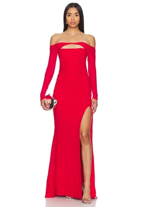 Nookie Marlowe Gown in Red. Size S, XS.