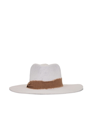 Nikki Beach Shayna Hat in White.