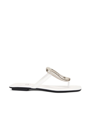 Jeffrey Campbell Linques-2 Sandal in Metallic Silver. Size 6, 6.5, 7, 7.5, 8, 8.5, 9.5.
