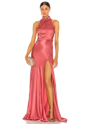 SAU LEE Michelle Gown in Pink. Size 4.