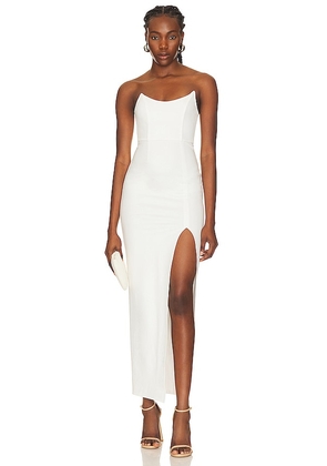 superdown Ryleigh Strapless Maxi Dress in White. Size XS.