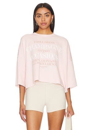 The Laundry Room Champagne Occasions Crop Jumper in Blush. Size S.
