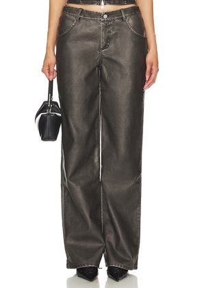 superdown Rachel Faux Leather Pant in Black. Size M, S, XL, XS, XXS.