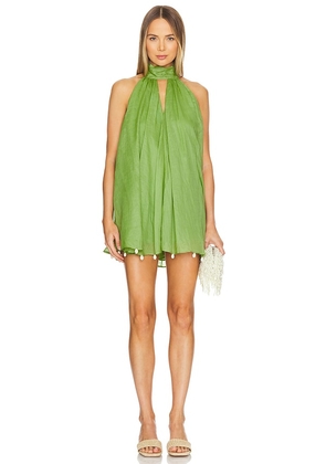 The Wolf Gang Mio Mini Dress in Green. Size L, S, XL.