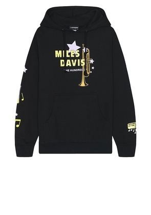 The Hundreds x Concord Records Miles Quartet Pullover Hoodie in Black. Size M, S, XL/1X.