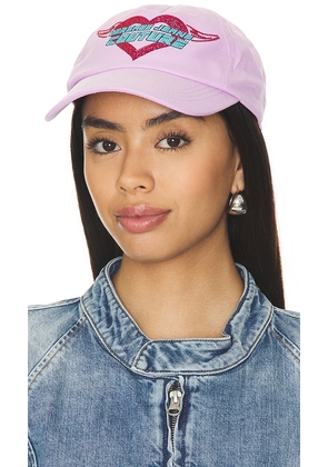 Versace Jeans Couture Baseball Hat in Lavender.