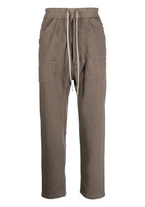 Rick Owens DRKSHDW drawstring-waist drop-crotch trousers - Neutrals