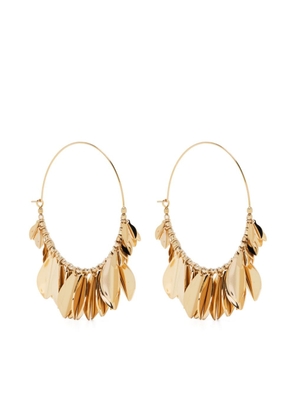 ISABEL MARANT lead hoop earrings - Gold