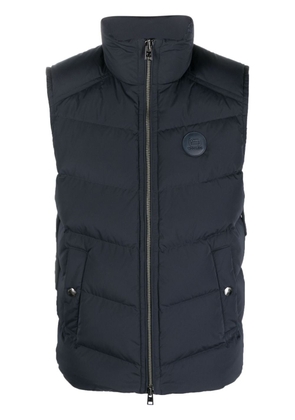 Woolrich logo-patch padded gilet - Blue