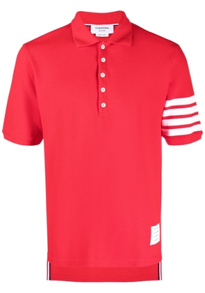 Thom Browne 4-Bar Stripe 2003-print polo shirt - Red