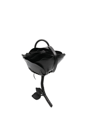 Thom Browne small Rose pebbled crossbody bag - Black