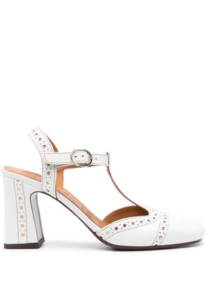 Chie Mihara Mira 85mm leather pumps - White