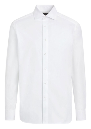 Zegna tailored-cut slim shirt - White