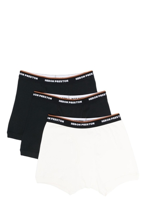 Heron Preston three-pack logo-waistband boxers - Black