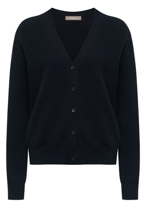 12 STOREEZ V-neck fine-knit cardigan - Black