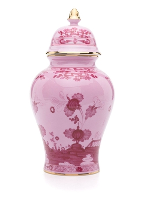 GINORI 1735 Oriente Italiano potiche vase with cover (31cm) - Pink