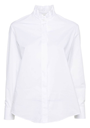Claudie Pierlot ruffled-collar shirt - White