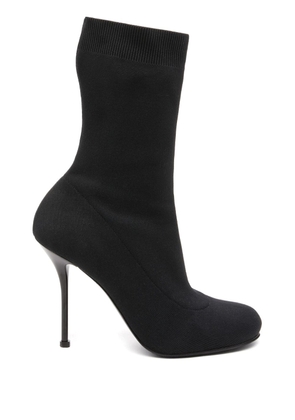 Alexander McQueen Knit 90mm boots - Black