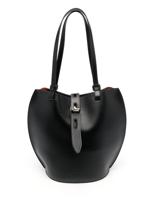 Furla Unica leather shoulder bag - Black