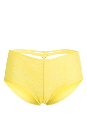 Marlies Dekkers Space Odyssey lace-panel briefs - Yellow