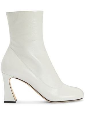 Giuseppe Zanotti Alethaa 85mm leather ankle boots - White