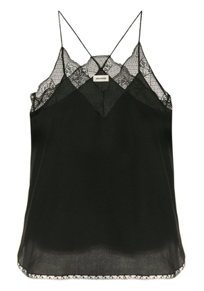 Zadig&Voltaire lace-detail camisole top - Black