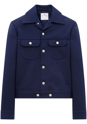 Courrèges button-up jacket - Blue