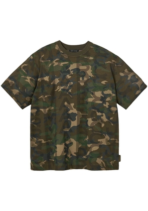 Marc Jacobs logo-print camouflage T-shirt - Green