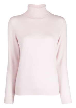 N.Peal ribbed-knit roll neck sweater - Pink