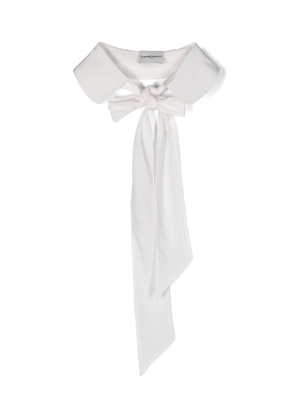 Claudie Pierlot self-tie collar scarf - White