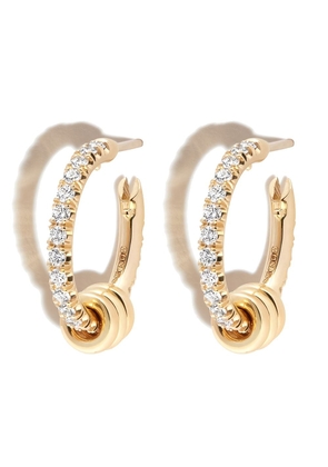 Spinelli Kilcollin 18kt yellow gold diamond hoop earrings