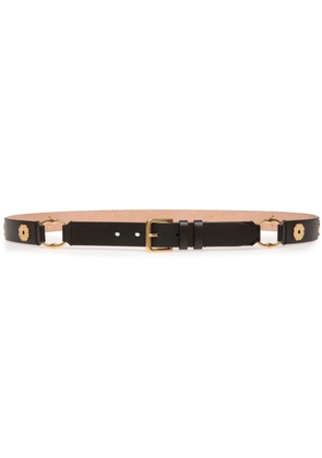 Bally Arkle buckle leather belt - Black