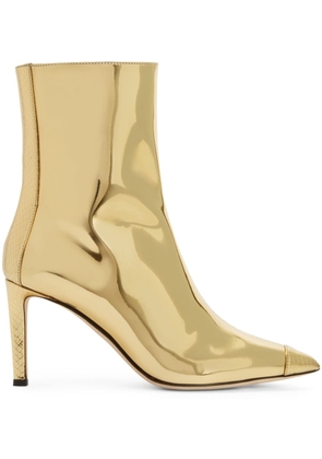 Giuseppe Zanotti Mirea 85mm leather boots - Gold