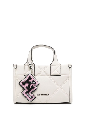 Karl Lagerfeld small K/Skuare tote bag - White