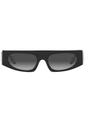 Dolce & Gabbana Eyewear gradient-effect rectangle-frame sunglasses - Black