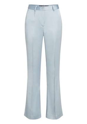 Karl Lagerfeld satin tailored trousers - Blue