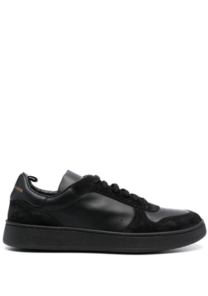 Officine Creative Mower low-top leather sneakers - Black