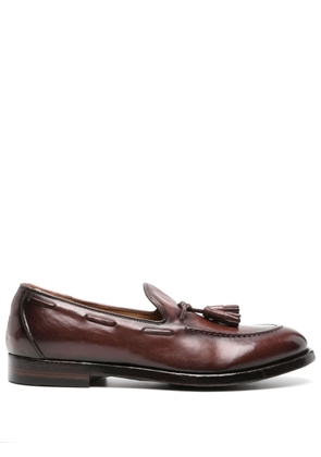 Officine Creative Tulane 001 tassel leather loafers - Brown
