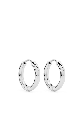 Adina Reyter 25mm Tube hoop earrings - Silver