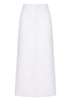 Valentino Garavani cotton midi skirt - White
