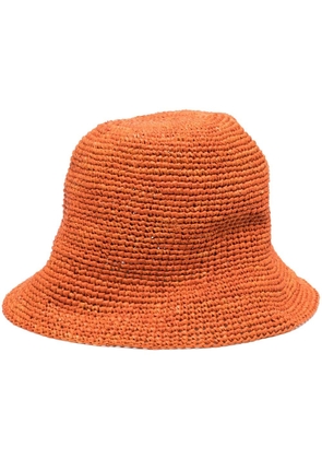 IBELIV raffia bucket hat - Orange