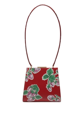 Bally Deco strawberry-print shoulder bag - Red